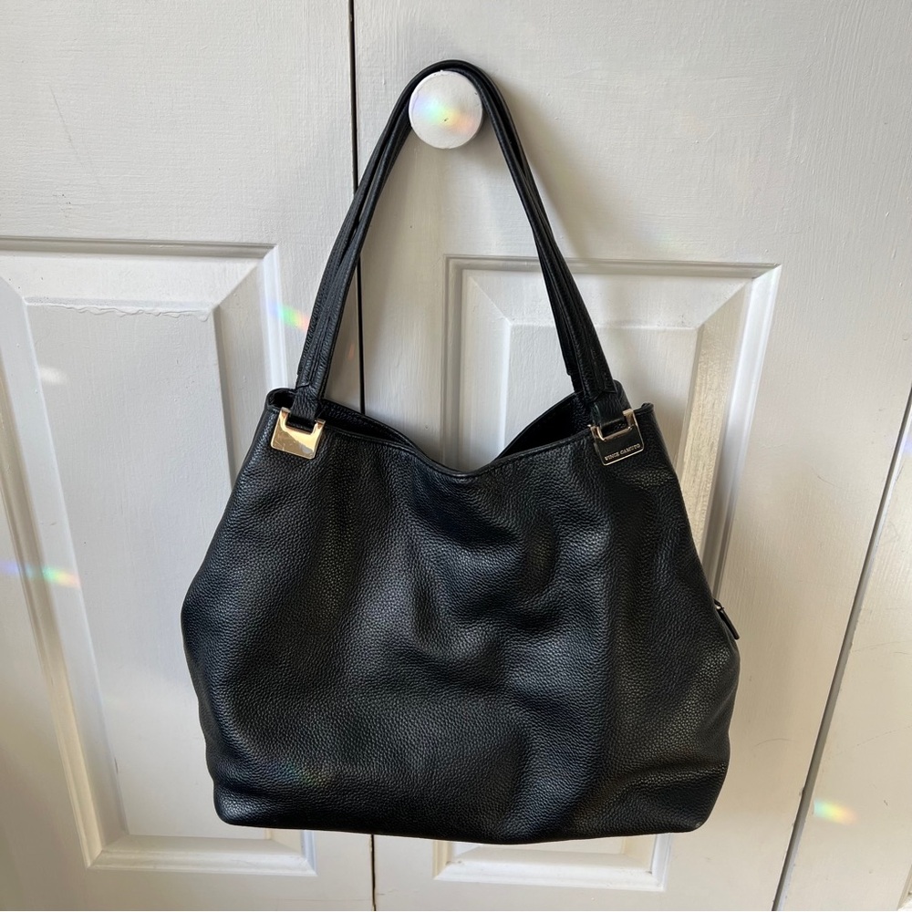 Vince Camuto Black Leather Shoulder Bag